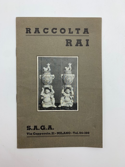 Raccolta Lai... Vendita all'asta 11 - 15 dicembre 1939... S.A.G.A. Milano